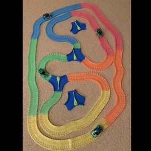 Flexible Twister Tracks 2 Lightup Cars 510pcs 24ft